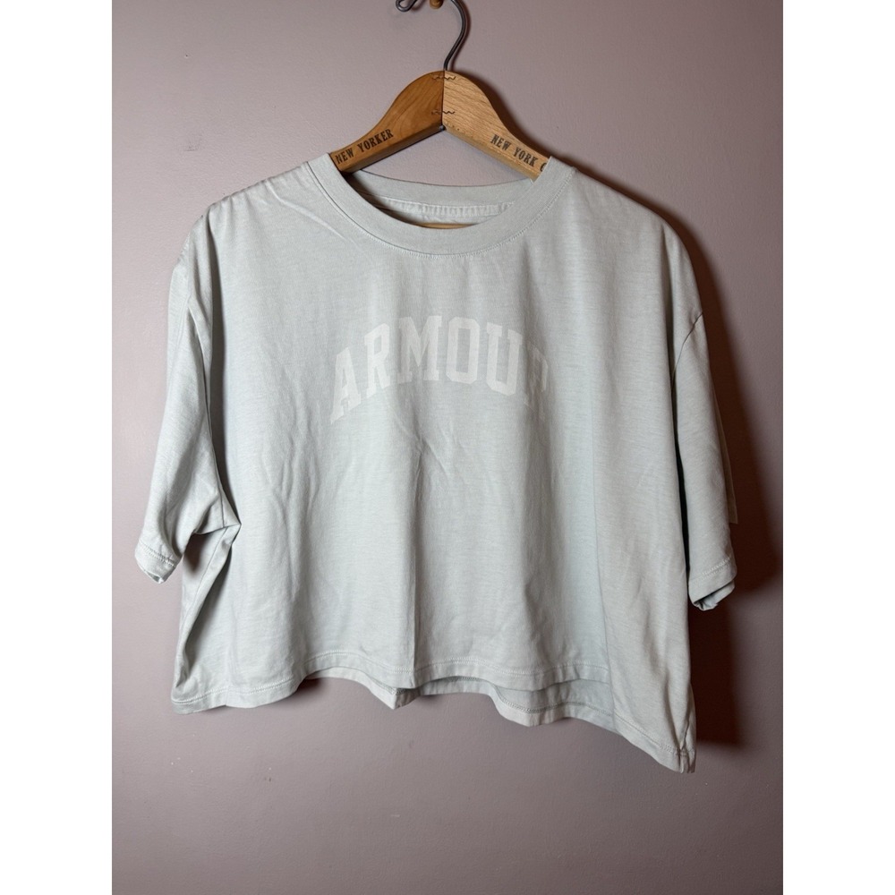 Under Armour 96 Women's Regular Size Large Athletic Cropped T-Shirt Loose